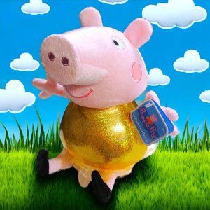 NEW Peppa Pig Lot of 5, Plush, Coloring Book, Mini Action Figure & More